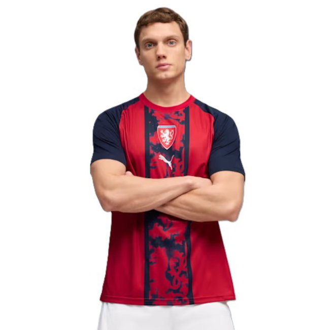 2026-2027 Czech Republic Warm Up Jersey (Dark Cherry) (Nedved 11)-SoccerKits Hub | Buy Soccer Jerseys Online